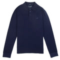 Armani Jeans AJ Eagle Logo Long Sleeve Polo Shirt Navy