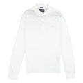 Armani Jeans AJ Eagle Logo Long Sleeve Polo Shirt White
