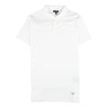 Armani Jeans Letter Logo Short Sleeve Polo Shirt White