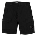 CP Company Bermuda Cargo Stretch Gabardine Shorts Black 999