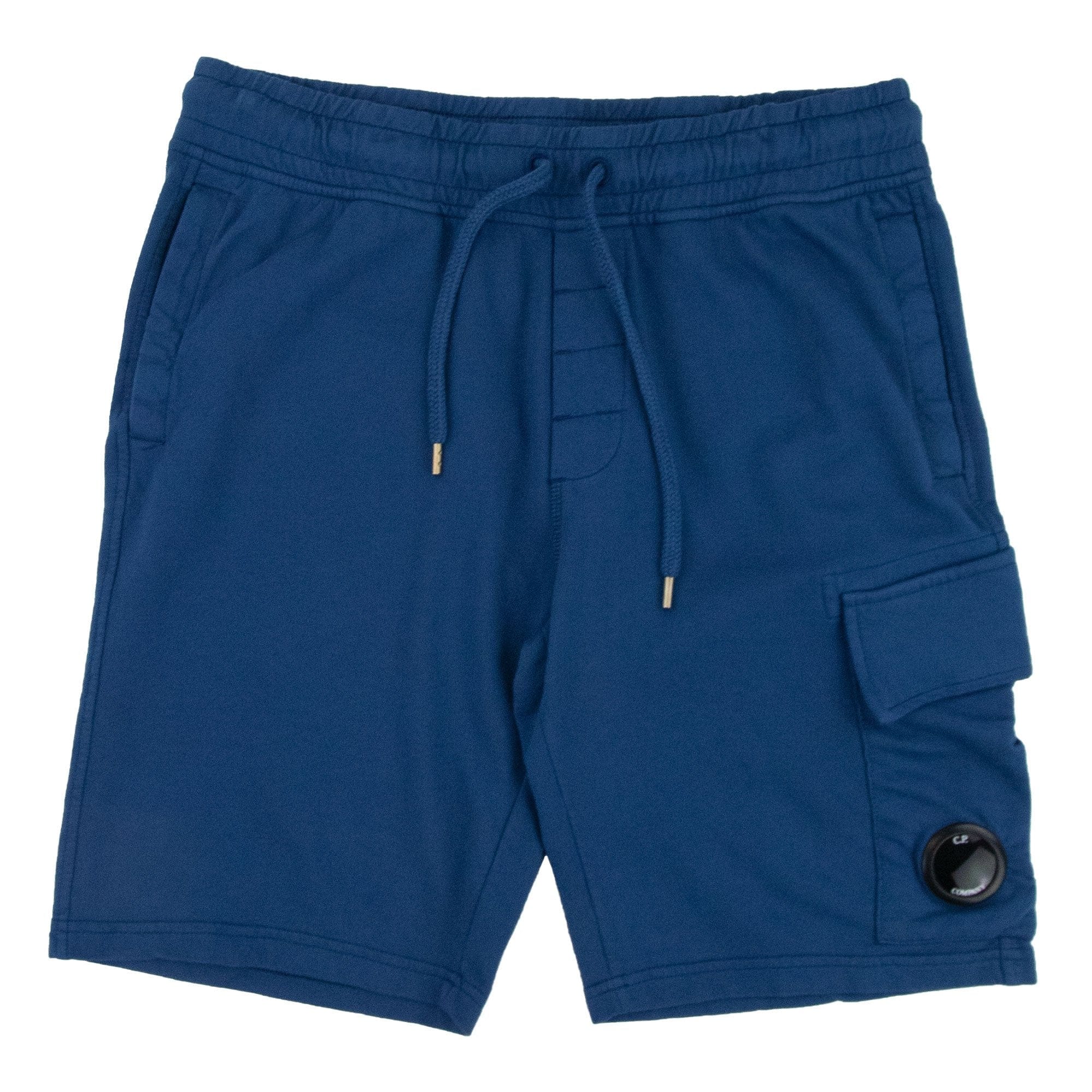 CP Company Lens Sweat Shorts Blue 849