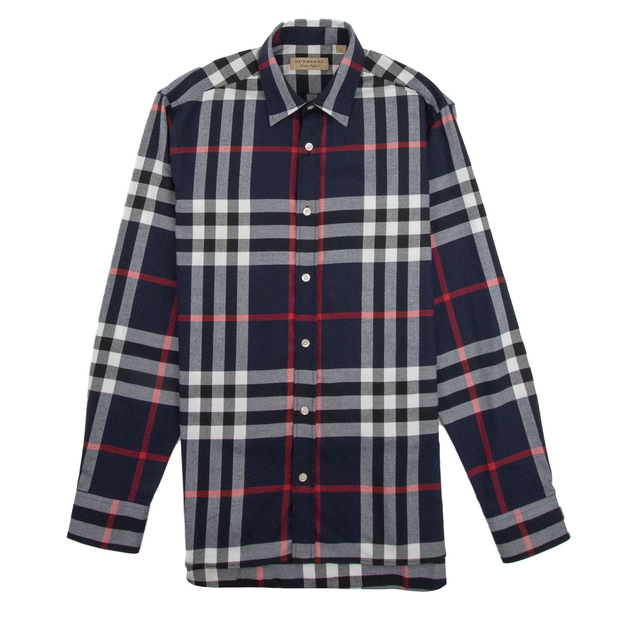 Burberry Richard Long Sleeve Shirt Navy