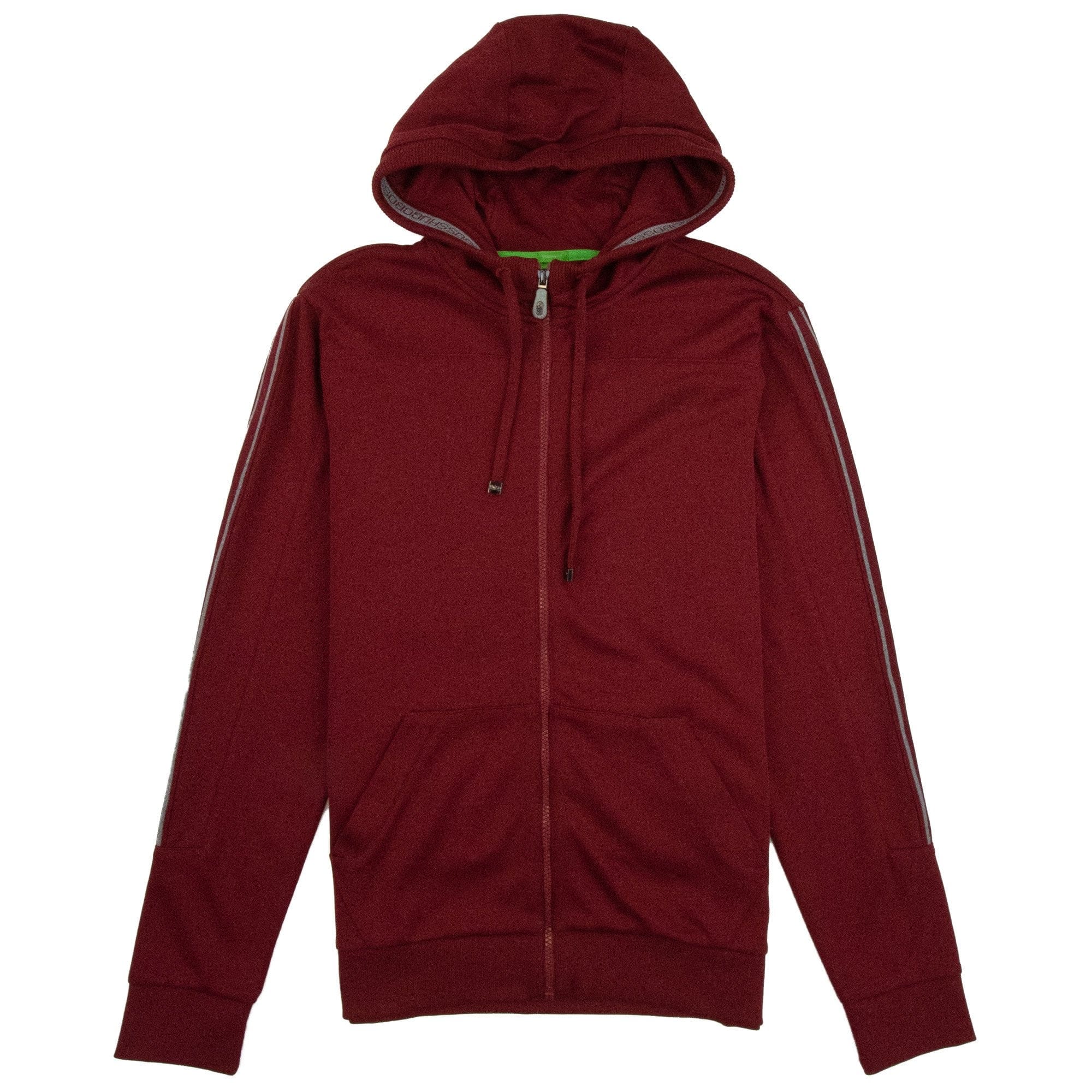 Hugo Boss Saggy Pin Stripe Hoody Burgundy