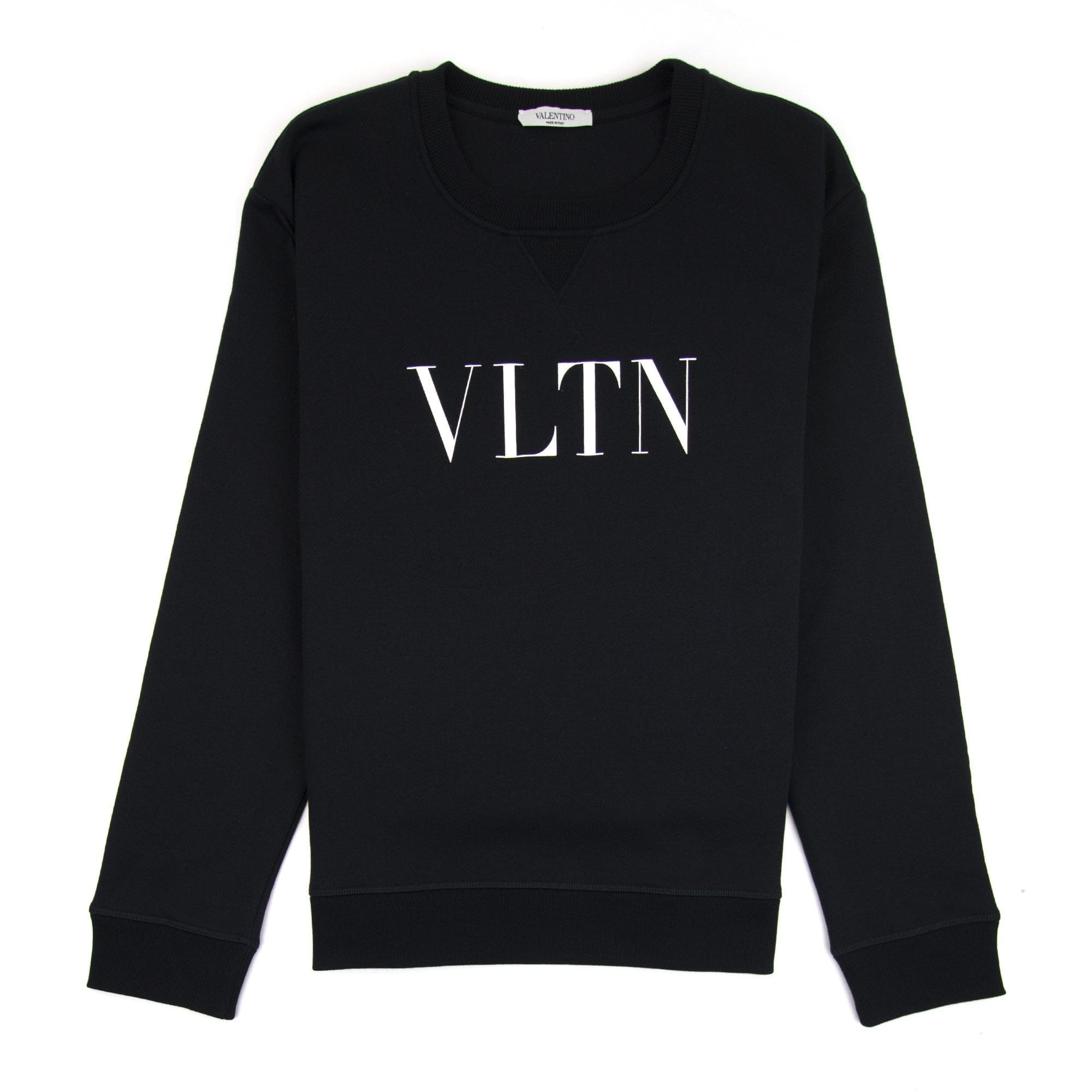 Valentino Vltn Crewneck Sweatshirt Black
