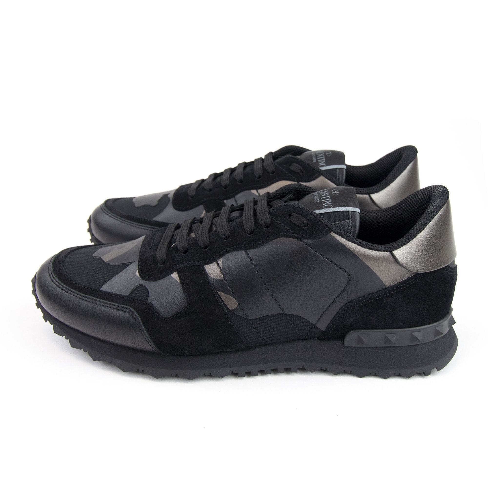 Valentino Camo Rockrunner Sneaker Bronze