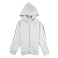 Gucci Junior Stripe Zip Up Hoody Grey 1143