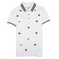 Gucci Junior Bees And Stars Polo Shirt White 9061
