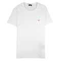 Emporio Armani Chest Logo Side Straight T-Shirt White/Red 00010