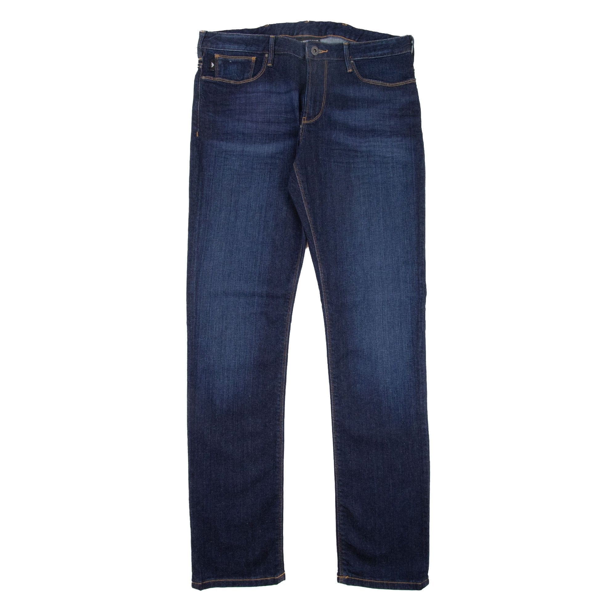Emporio Armani Orange Stitch J06 Slim Fit Denim Blue 0941