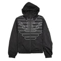 Emporio Armani Reversible Large Logo Jacket Nero/Bianco
