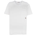 Moncler Logo Trimmed Pocket T-shirt White 001