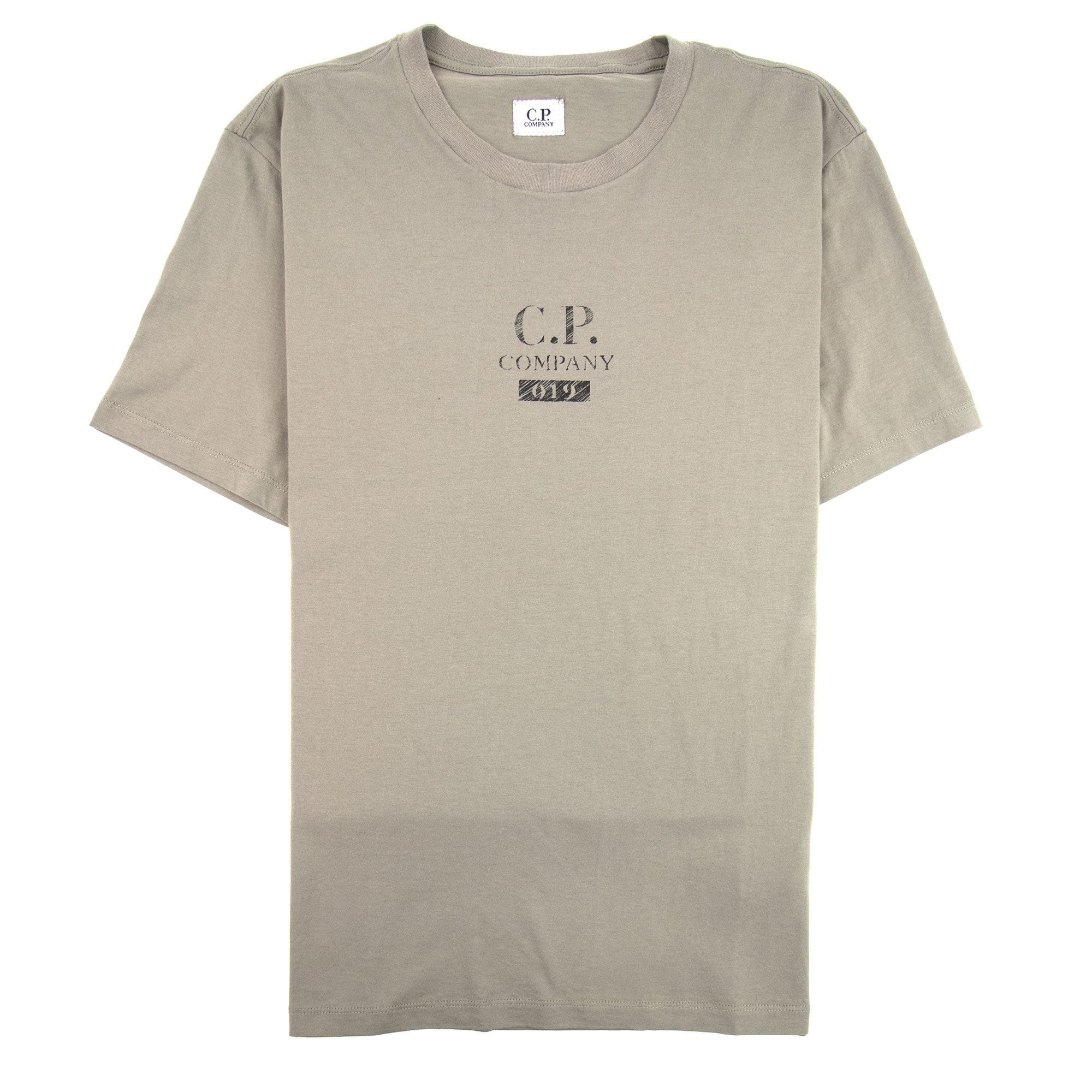 CP Company 019 Back Logo T-shirt Khaki 932