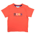 Hugo Boss Kids Multi Logo T-shirt Red