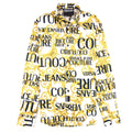 Versace Jeans Couture Logo Baroque Long Sleeve Print Shirt White