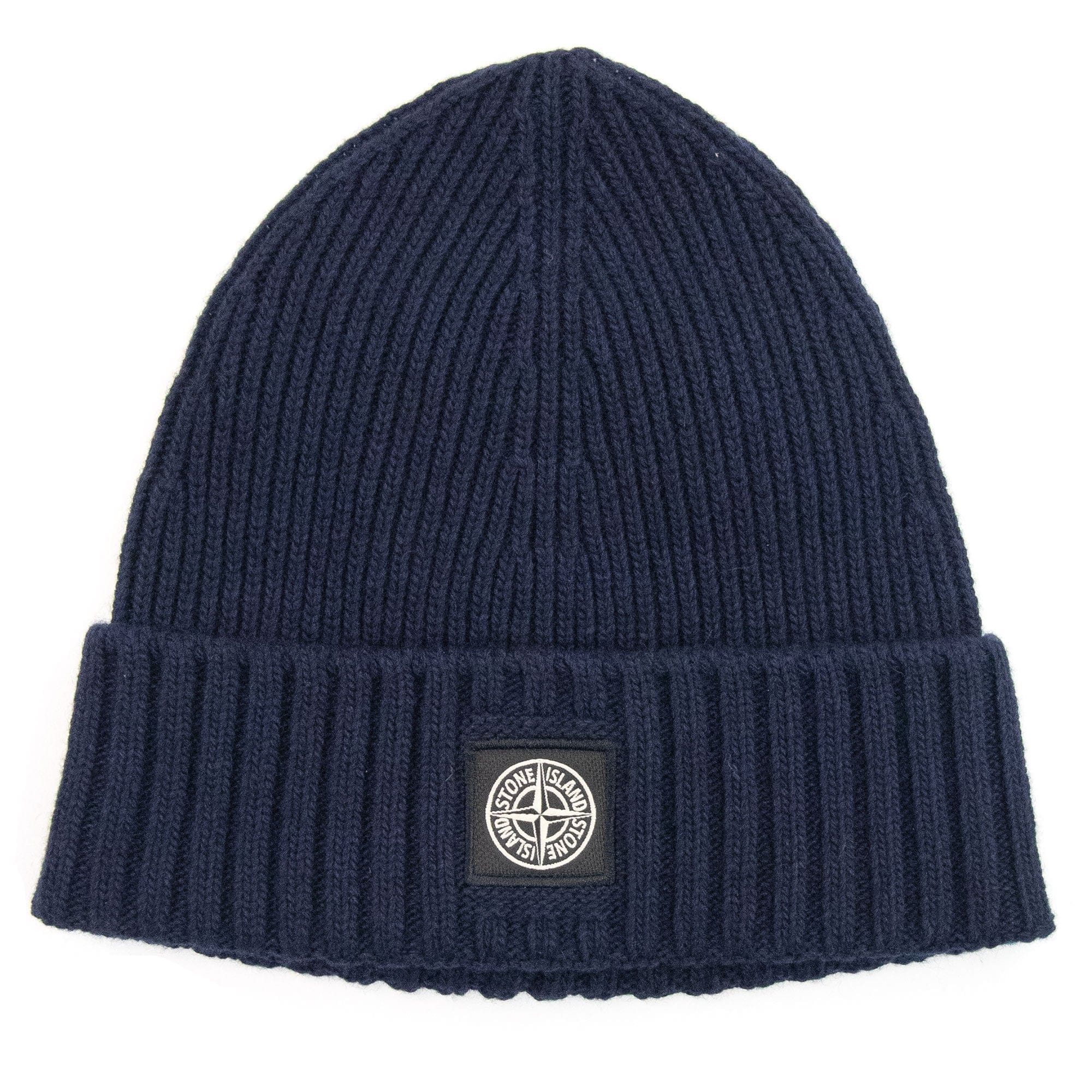 Stone Island Junior Compass Beanie Navy V0020
