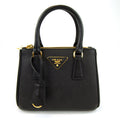 Prada Mini Saffiano Tote Bag Nero