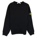 Stone Island Junior Patch Logo Crew Neck Sweatshirt Navy V0020