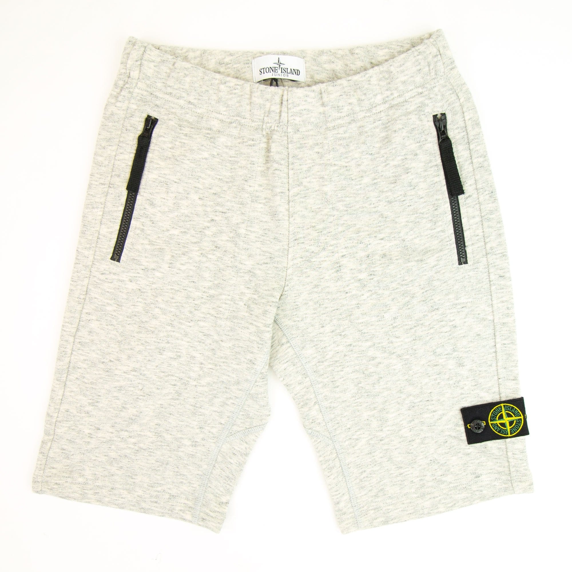Stone Island Junior Fleece Badge Short Dust Grey V0060