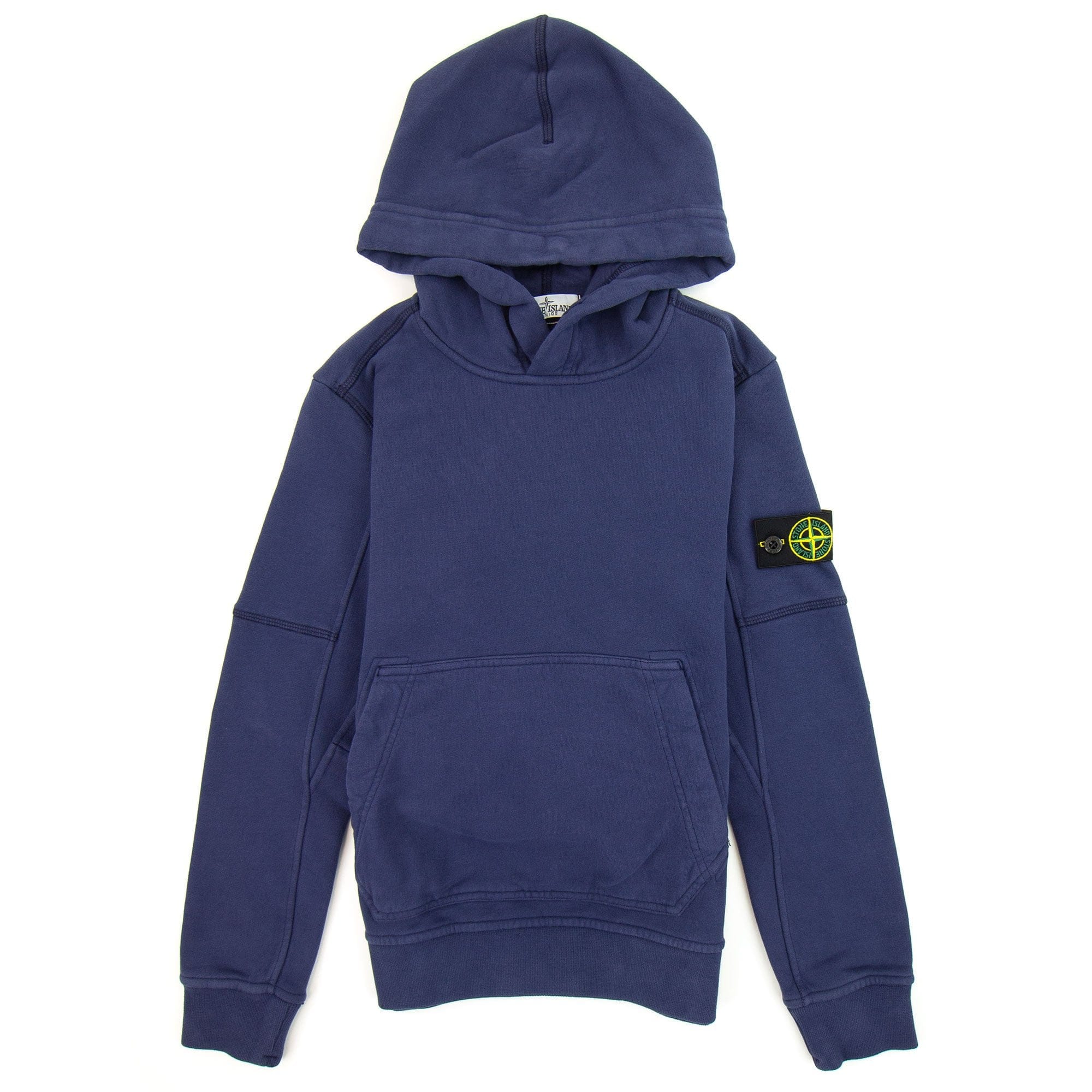 Stone Island Junior 60240 Hooded Sweatshirt Blue V0026
