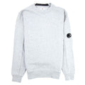 CP Company Diagonal Raised Fleece Lens Crew Sweatshirt Grey M93