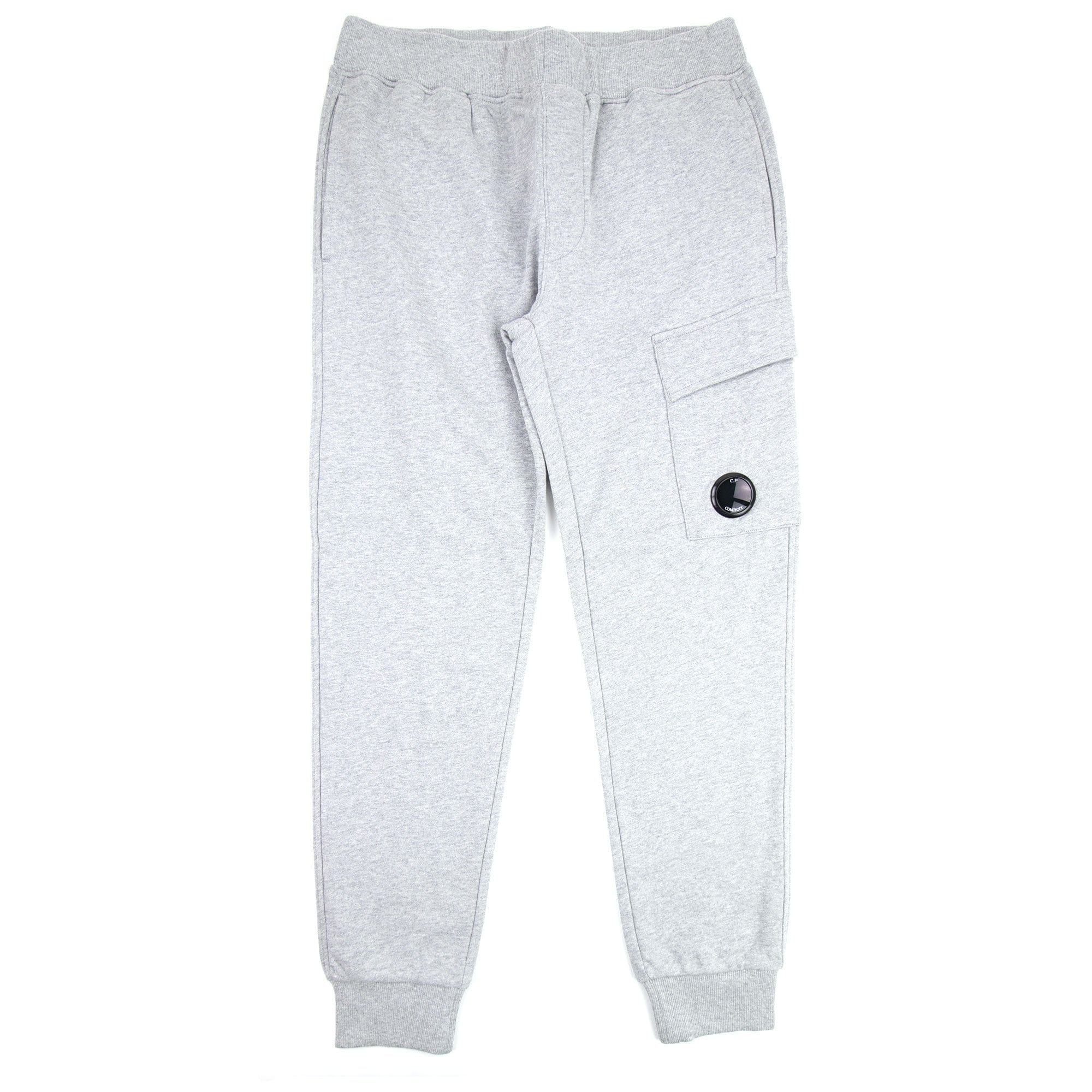 CP Company Diagonal Raised Fleece Lens Sweat Pant Grey M93