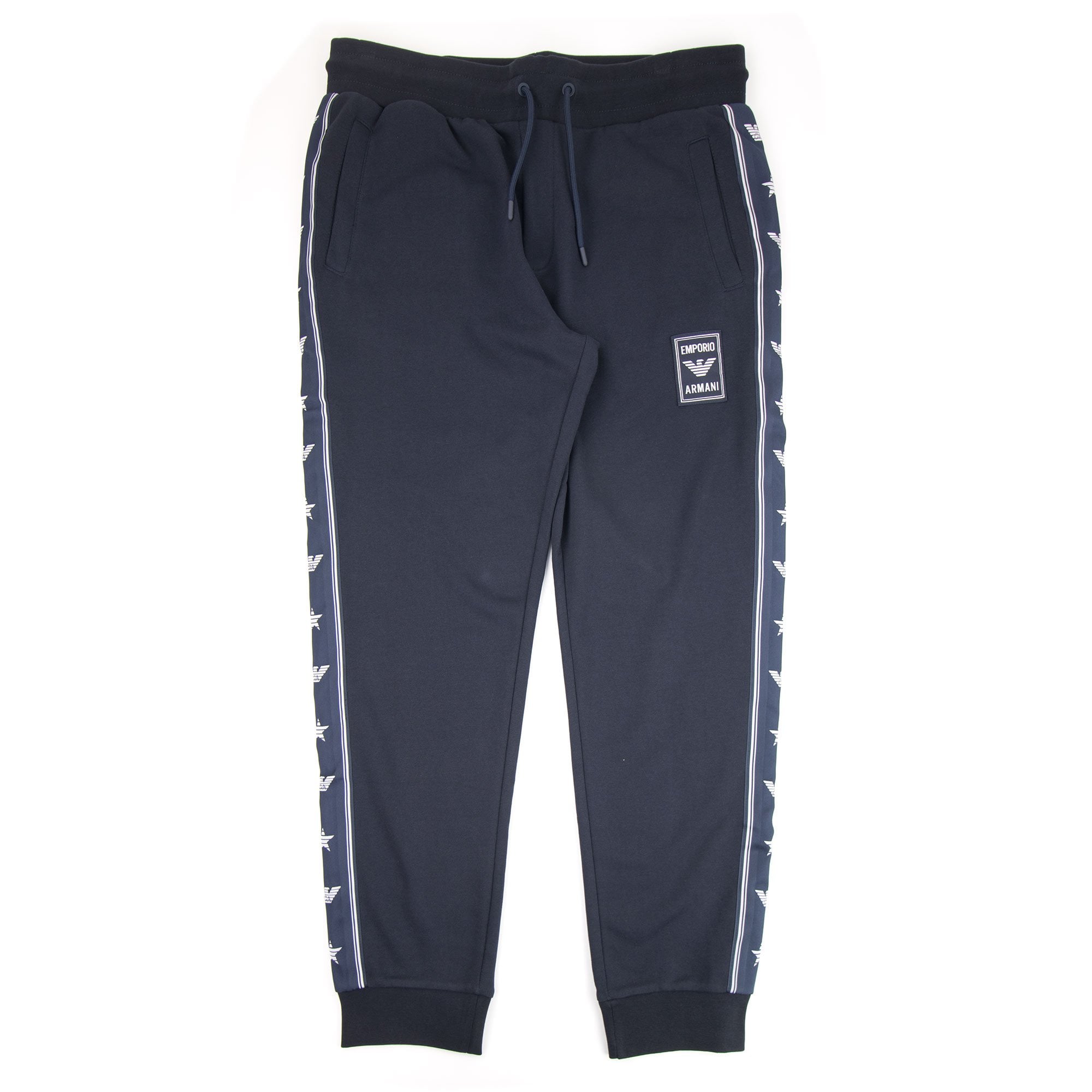 Emporio Armani Side Stripes Jogging Pants Blue Navy 0922