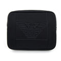 Emporio Armani Small Mesh Eagle Briefcase Bag Black/black