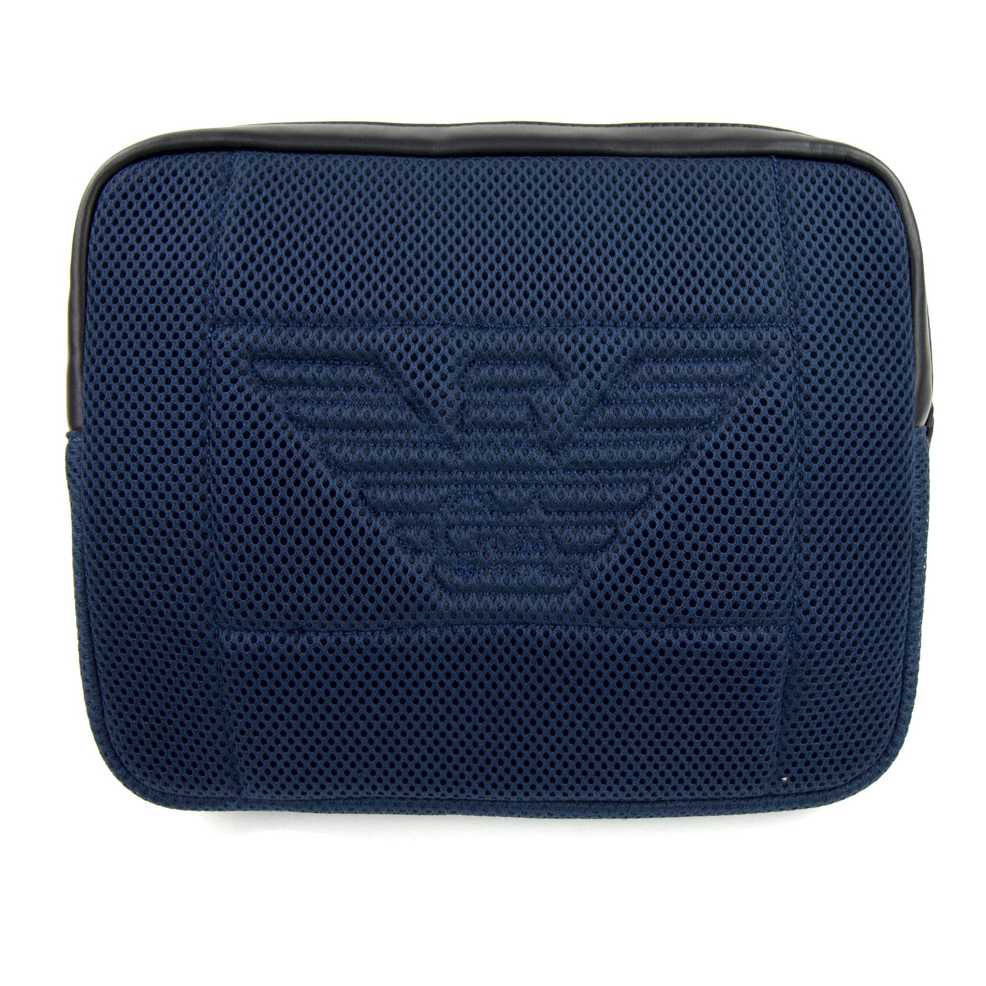 Emporio Armani Small Mesh Eagle Briefcase Bag Navy/black