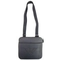 Emporio Armani Embossed Logo Cross Body Bag Black