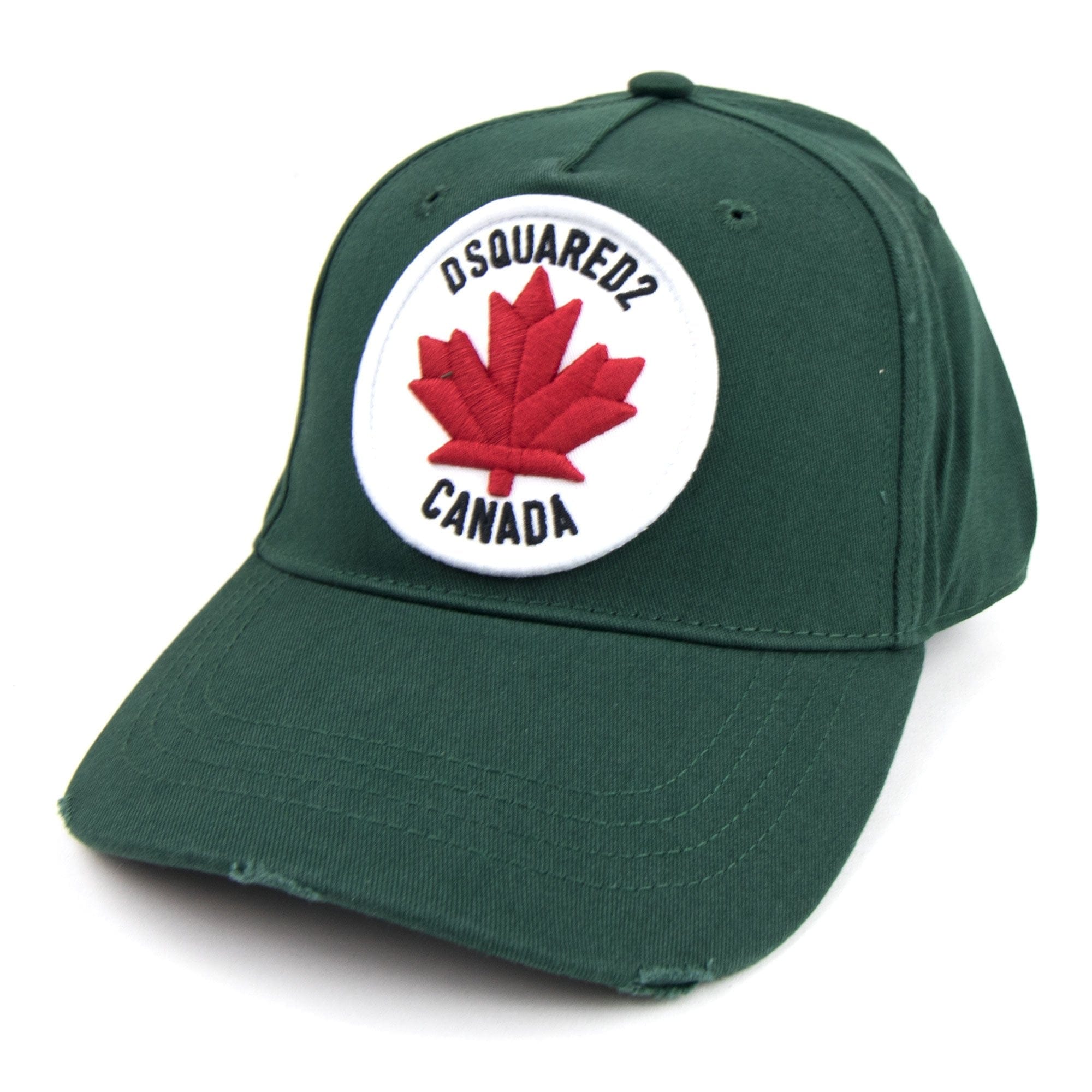 Dsquared2 Maple Patch Logo Baseball Cap Green