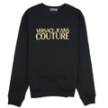 Versace Jeans Couture Logo Crew Neck Sweatshirt Black