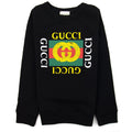 Gucci Junior Gucci Logo Sweatshirt Black 1060