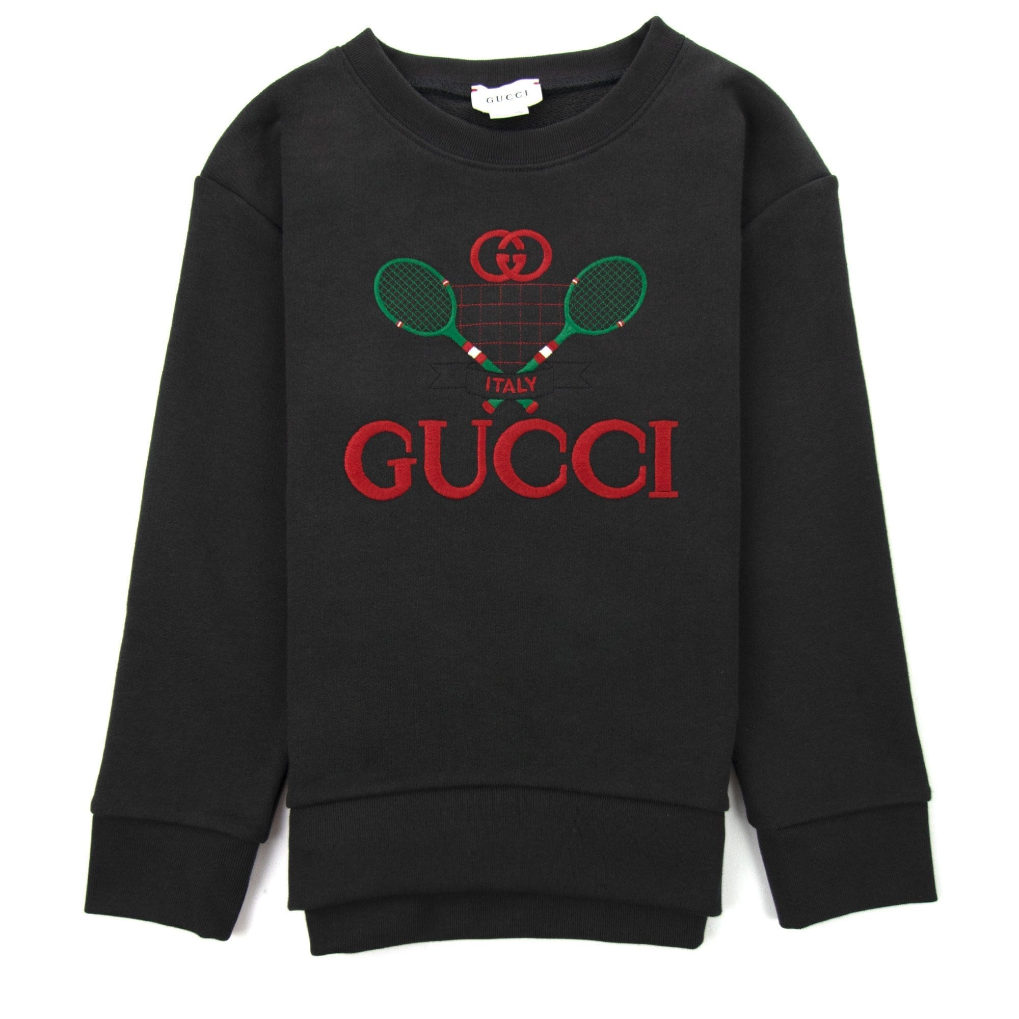 Gucci Junior Sweatshirt With Gucci Tennis 1073 Dark Grey