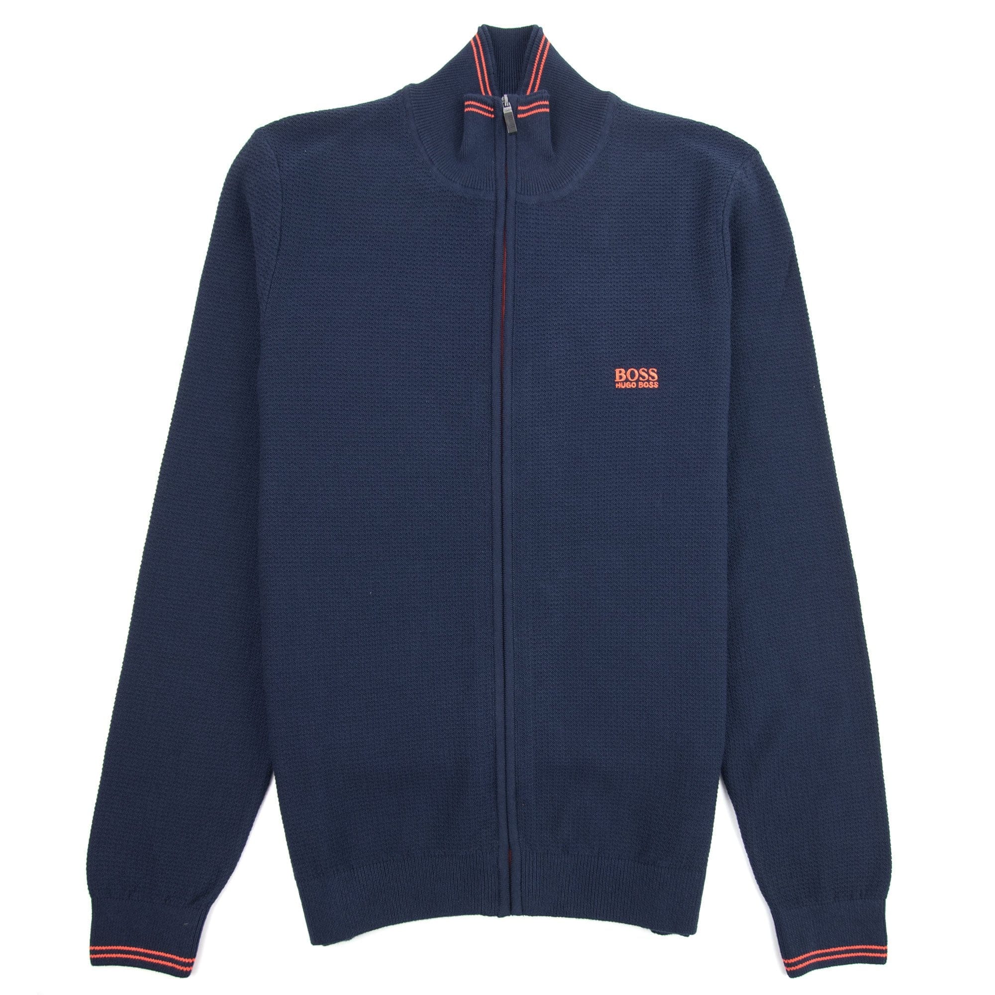 Hugo Boss Full Zip Zodney Funnel Neck Jacket 410 Navy
