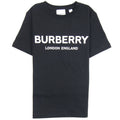 Burberry Children Branded Cotton T-shirt Black