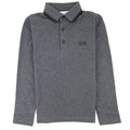Hugo Boss Kids Long Sleeve Polo Grey