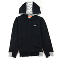 Hugo Boss Kids Zip Up Hoodie Black