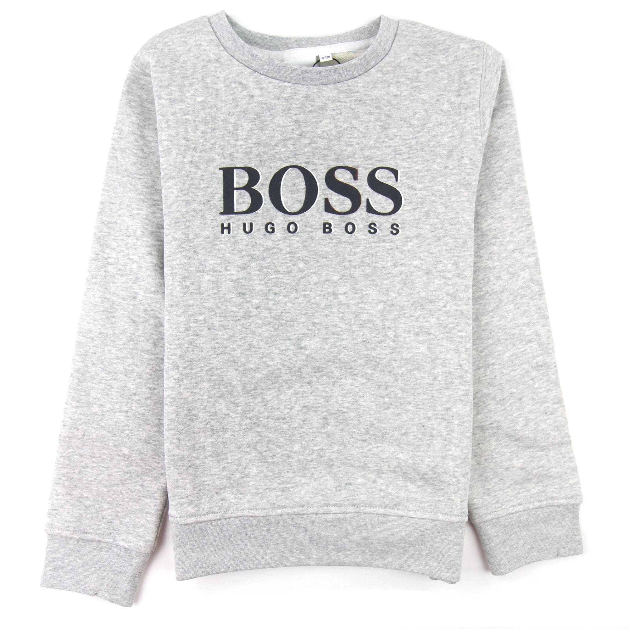Hugo Boss Kids Logo Sweatshirt Grey