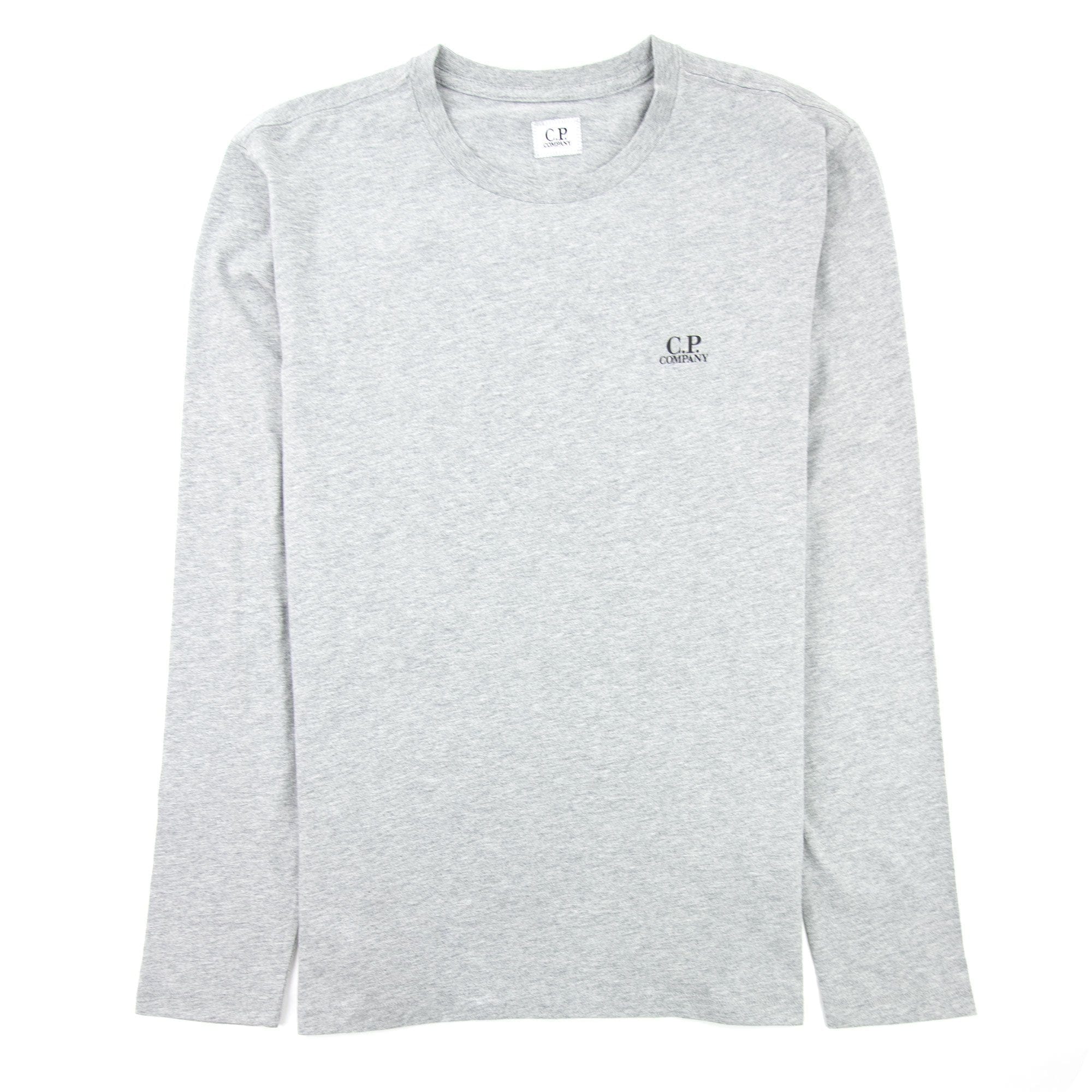 CP Company J Diamond Logo Long Sleeve T-shirt Grey M93