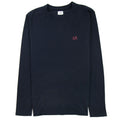 CP Company J Diamond Logo Long Sleeve T-shirt Navy 888