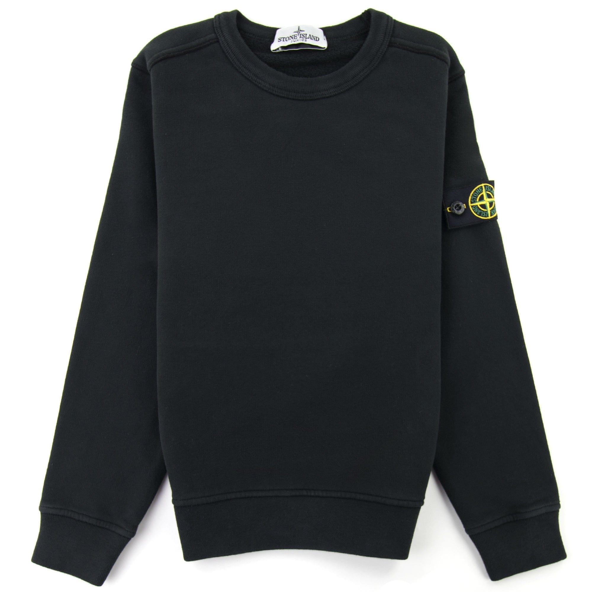 Stone Island Junior 60940 Crewneck Core Sweatshirt Black V0029