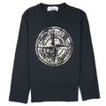 Stone Island Junior 21057 Digi Compass T-shirt Black V0029