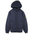 Stone Island Junior Primaloft Hooded Soft Shell Jacket Navy Blue V0020