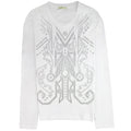 Versace Jeans Print Foil Jersey T Shirt White
