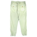 Gucci Lyre Embroidery Cotton Trousers Green