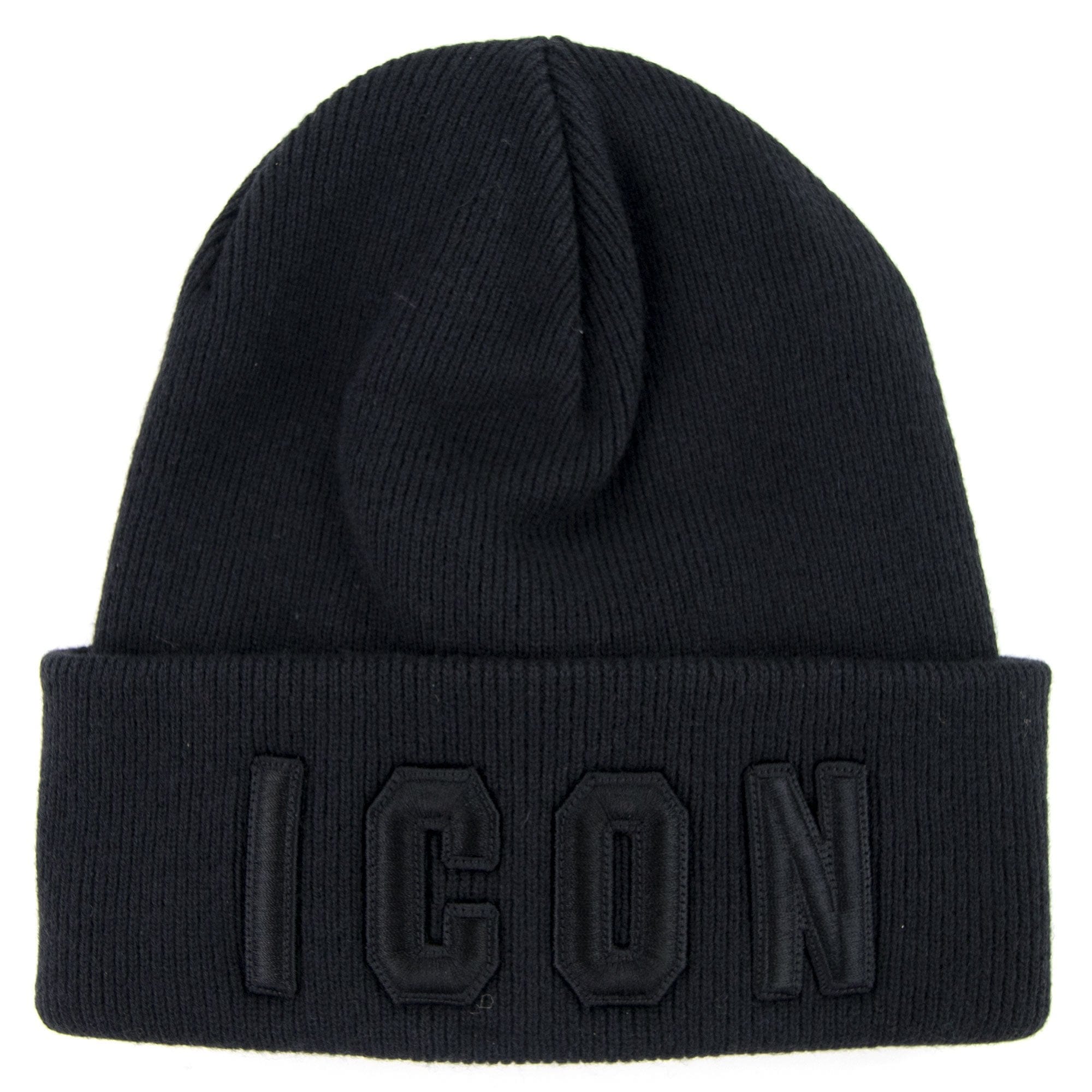 Dsquared2 Icon Beanie Hat Black/black