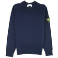 Stone Island 552A3 Knitted Wool Sweater Navy V0020