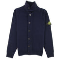 Stone Island 564A3 Button Down Knitted Cardigan Navy V0020
