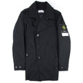 Stone Island 45249 David-TC Primaloft Insulation Short Trench Coat Black V0029