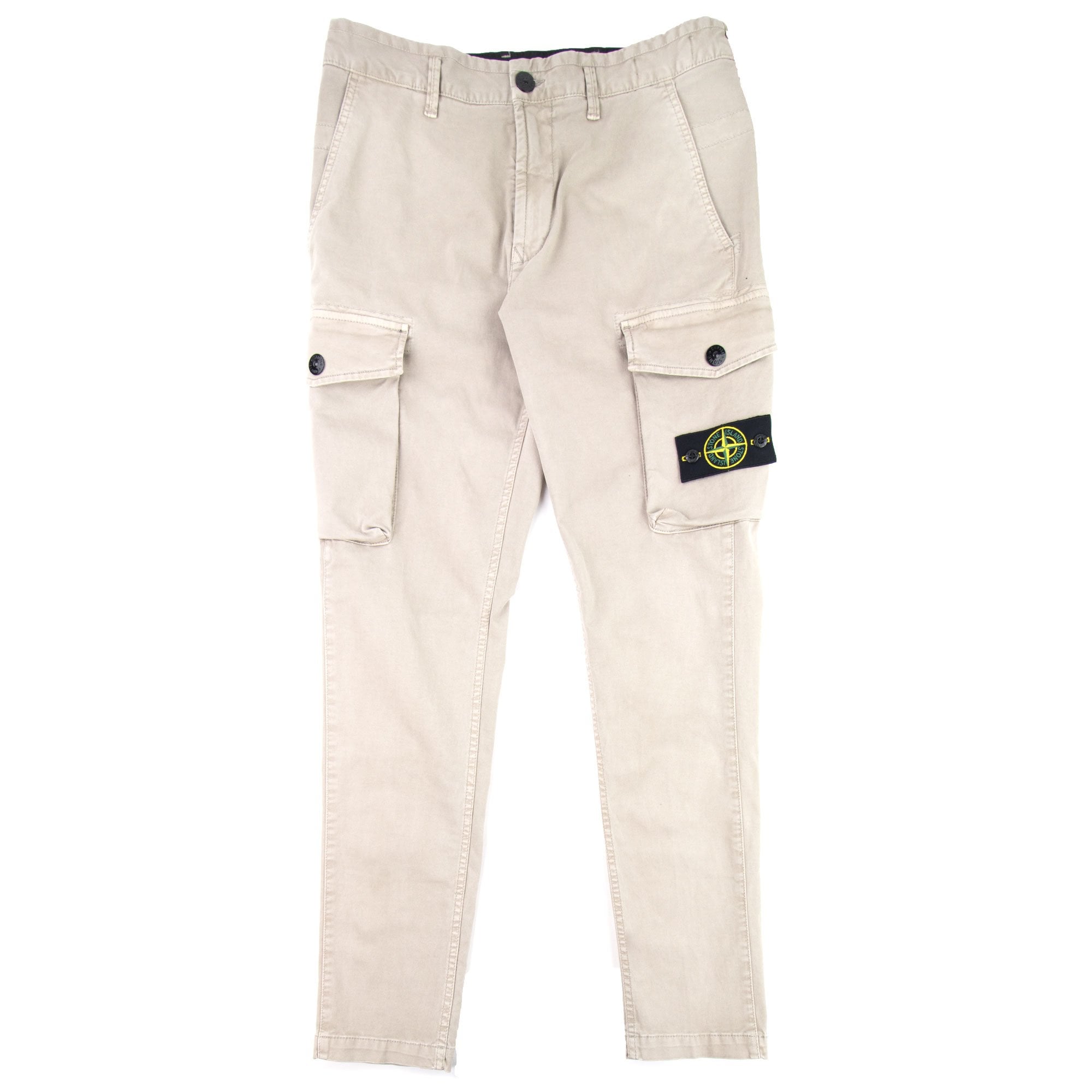 Stone Island 308l1 Old Dye Treatment Cargo Trousers Sabbia V0195